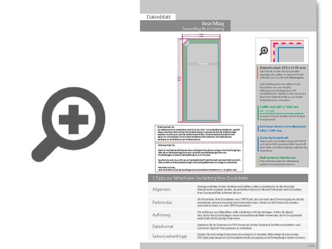 Product Bild beachflag_premium-square_medium__4_0-farbig_bedruckt_inkl__gest__nge_und_autofu__