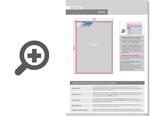 Product Bild kundenstopper_standard_70_x_100_cm__25mm_rahmen__gehrungsecken__mit_plakaten